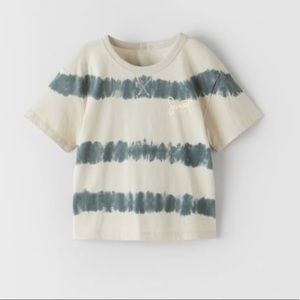 ZARA Toddler Tie Dye Shirt - Pearl Grey Size 12-18M